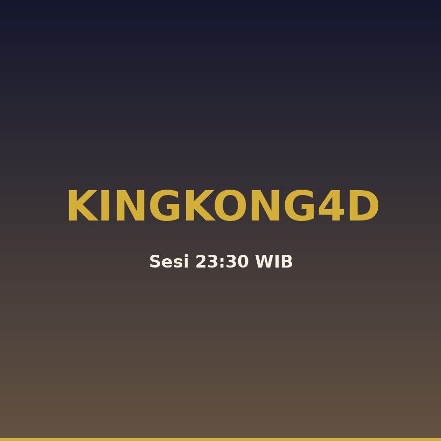 Keluaran Kingkong4d Jadwal Result 7 Oktober 2026 Prediksi Paito